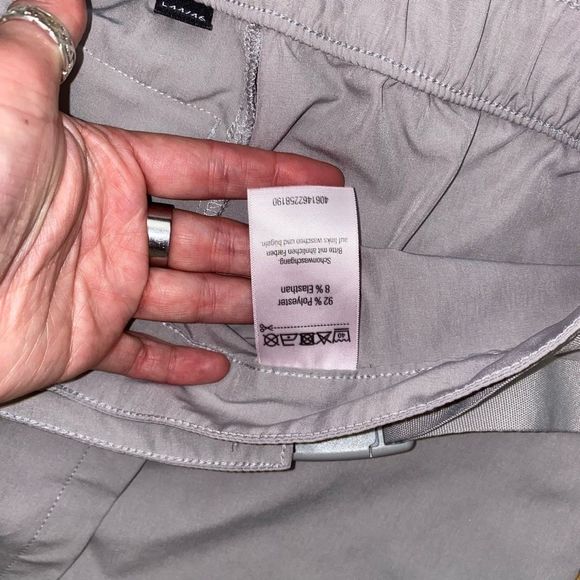 Crane Athletic Gray Buckle Italian Skirt Skort, Size US 8 (IT 44/46) - Picture 7 of 13